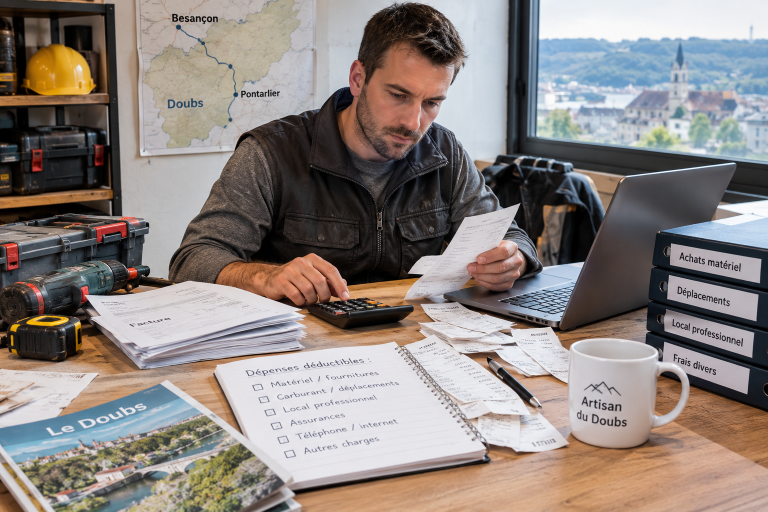 Quelles charges sont déductibles pour un artisan en Franche-Comté ?
